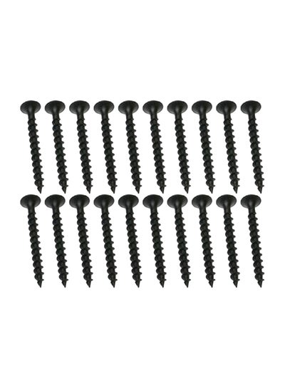 Buy 20-Piece Screws Set Black 6meter in Egypt