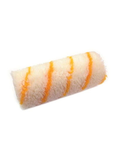 Buy Paint Roller Refill White/Yellow 4inch in UAE