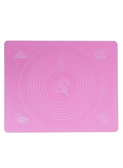 Buy Non-Stick Scale Rolling Mat Pink 35x45cm in Egypt