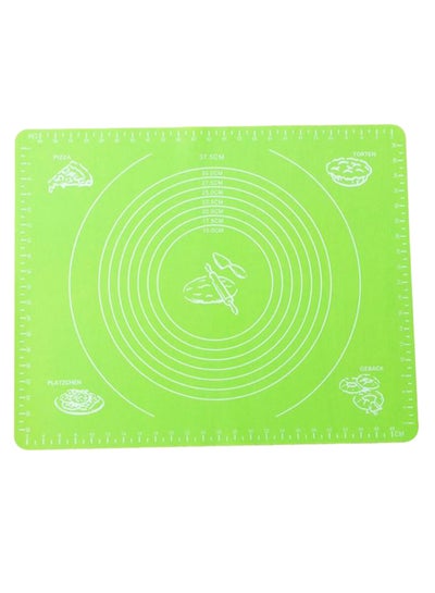 Buy Non-Stick Scale Rolling Mat Green 50 x 40centimeter in Egypt