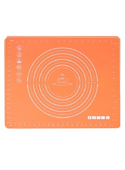 Buy Non-Stick Scale Rolling Mat Orange in Egypt