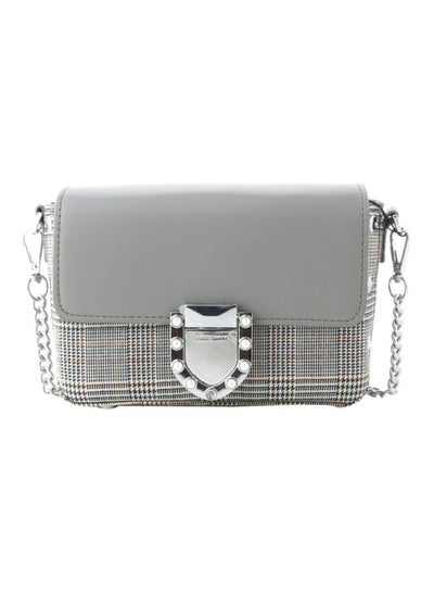 Buy Polyester Crossbody Bag Grey in Saudi Arabia