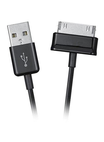 اشتري USB Data Sync Charging Cable For Samsung Galaxy Tab 2 أسود في الامارات