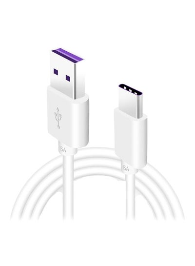 اشتري كابل بيانات USB لهاتف هواوي ميت 9/9 برو/P10/P20/P20 برو أبيض في السعودية