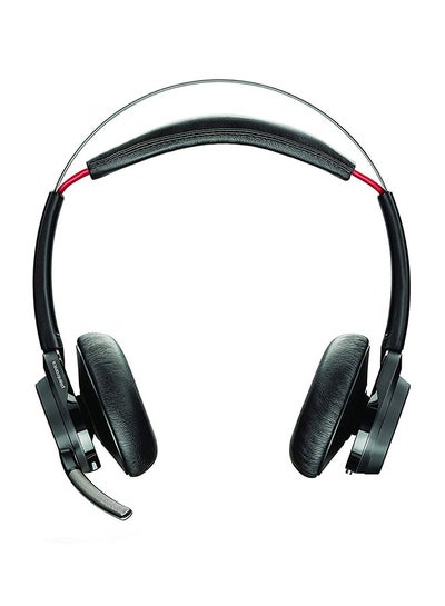 Buy Voyager Focus UC Stereo Bluetooth Over-Ear Headphones Black in Saudi Arabia