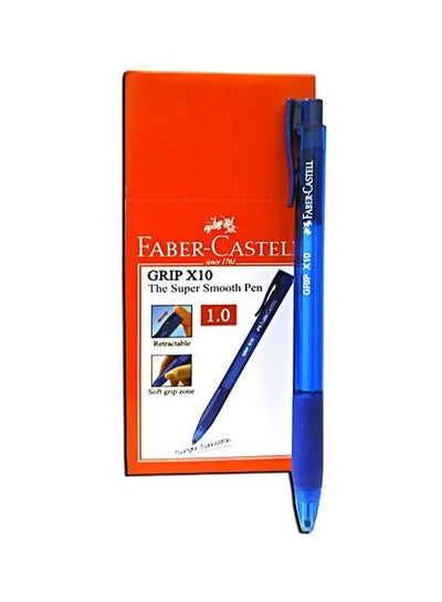 Faber Castell Grip X10 Retractable Ballpoint Pen 1.0mm Black