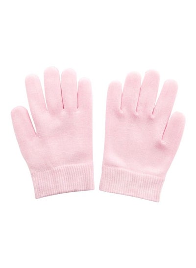 Buy Spa Gel Hand Gloves Pink in Saudi Arabia