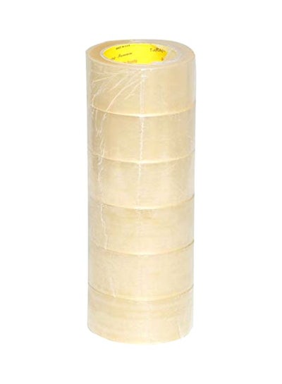 Buy 6-Piece Packaging Tapes Clear 100yard in Egypt