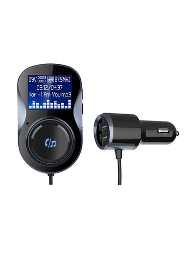 Buy Bluetooth MP3 Player Dual USB FM Transmitter Car Charger in Saudi Arabia