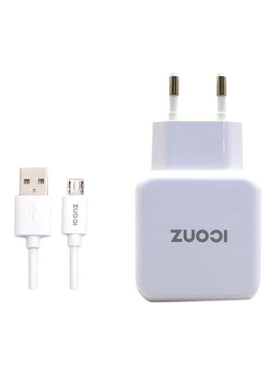 Buy Type-C Wall Charger White/Silver in Egypt