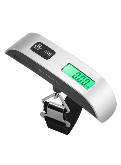 اشتري Mini Digital Electronic Hanging Scale Silver/Black في السعودية