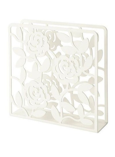 Buy Napkin Holder White 16x16centimeter in Saudi Arabia