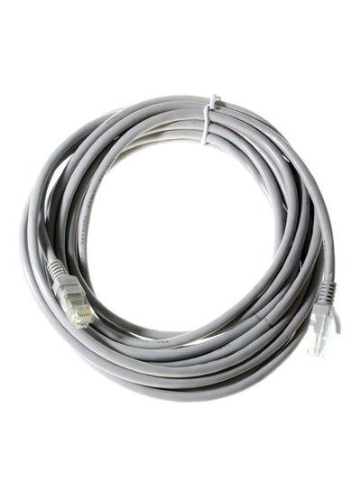 Buy RJ45 CAT5e Ethernet Network Cable Grey in Egypt