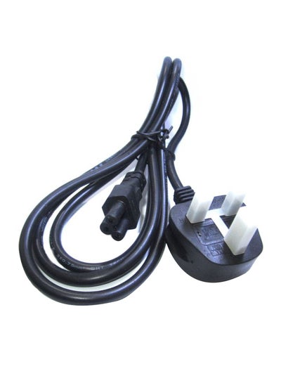 Buy Laptop Power Cord - UK Plug Black in Saudi Arabia