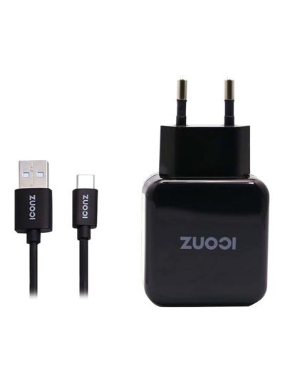 Buy Type C USB Cable Wall Charger Black in Egypt