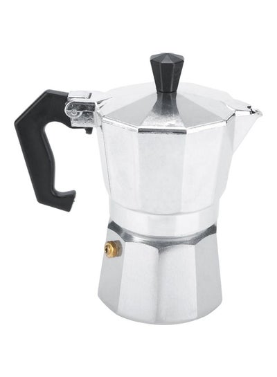 Buy Italian Style Mocha Espresso Coffee Maker 100.0 ml JY12975 Silver/Black in Egypt