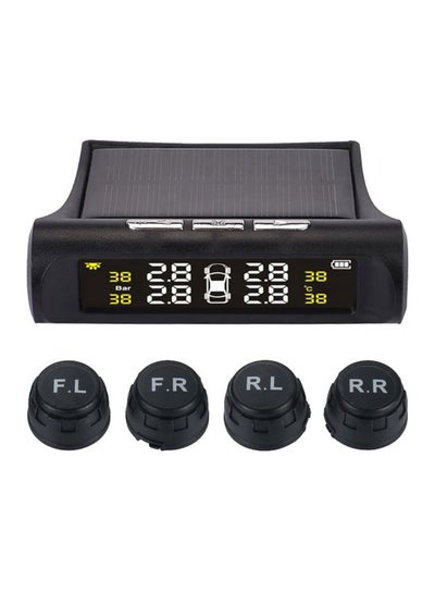 Buy Car Tire Pressure Solar Energy Monitoring System With 4 External Sensors in Saudi Arabia