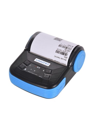 Buy Bluetooth Thermal Receipt 3D Printer With Print Function Black/Blue in Saudi Arabia