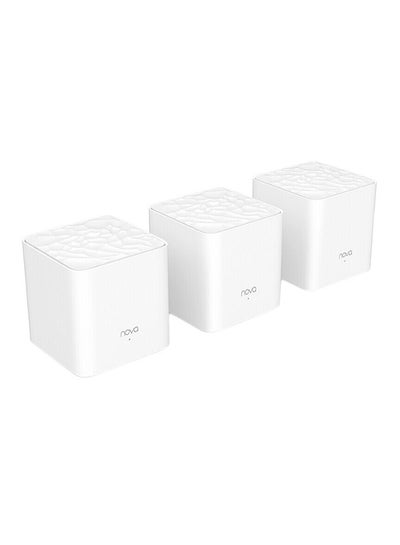 اشتري 3-Piece Dual-Band Through-Wall Router أبيض في الامارات