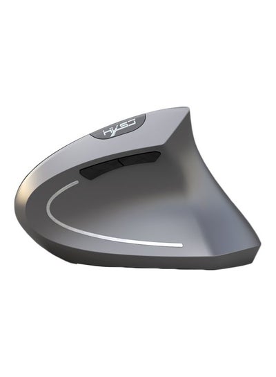 Buy Wireless Vertical Mouse Grey/Black in UAE