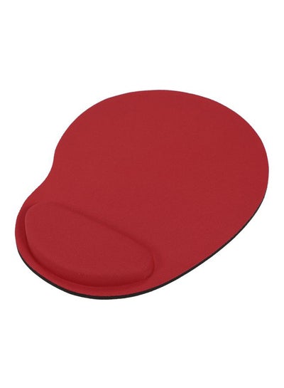 Buy Mouse Pad With Wrist Support Red in UAE