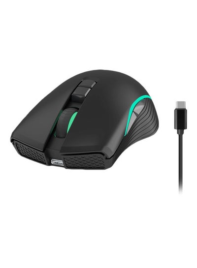 Buy Wireless Rechargeable Gaming Mouse Black in Saudi Arabia