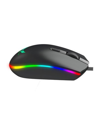 Buy Wired Optical Gaming Mouse Black in UAE