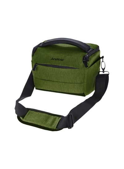 Buy Cuboid Shaped Camera Shoulder Bag Green in Saudi Arabia