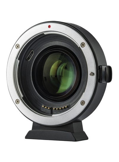 اشتري حلقة محول لتثبيت العدسة لكاميرات كانون من سلسلة EF إلى كاميرا EOS EF-M من دون مرآة أسود/فضي في السعودية
