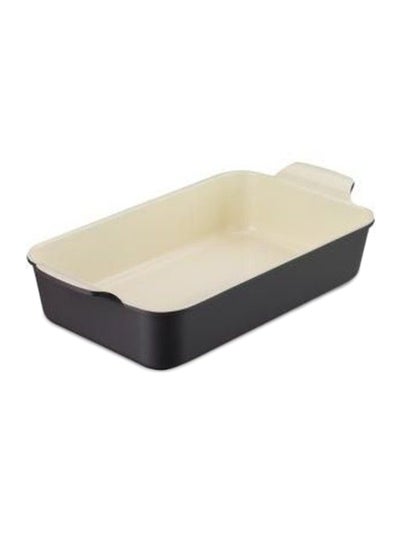 Buy Oven Tray With Handle Brown/Beige 5.3Liters in UAE