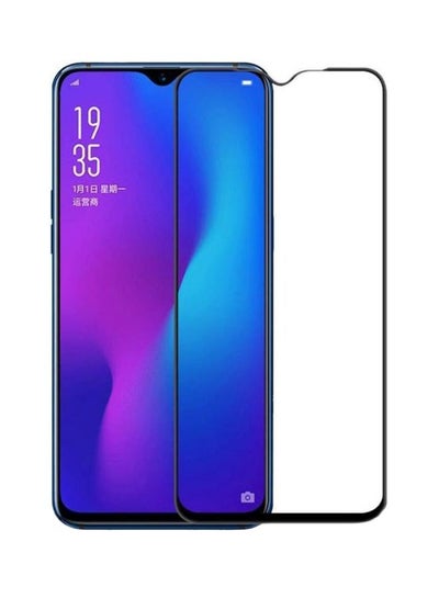 اشتري Tempered Glass Screen Protector For Oppo A1K Black/Clear في مصر