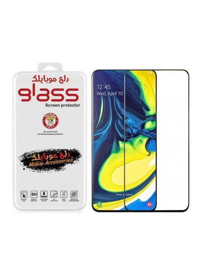 Buy Tempered Glass Screen Protector For Samsung Galaxy A80/A90 Clear in UAE