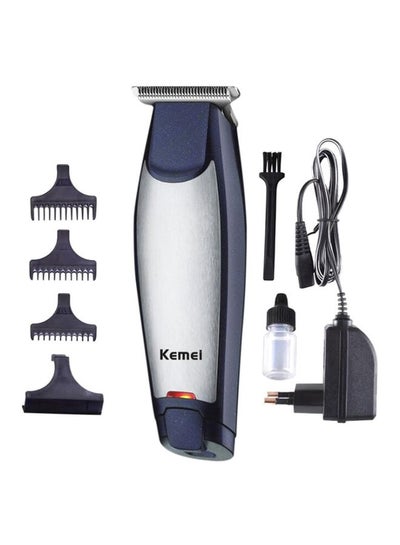 Buy KM-5021 3 In 1 Rechargeable Trimmer & Clipper Blue/Silver 18.2 x 6 x 14cm in UAE