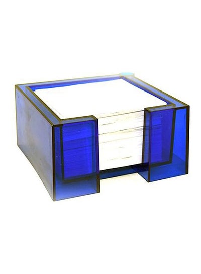 Buy Memo Holder With Pen Stand Blue in Egypt