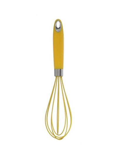 Buy Silicone Egg Whisk Yellow/Silver in Egypt