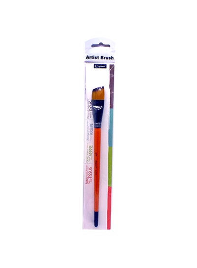 Buy Flat Artist Brush Orange/Silver/Black in Egypt