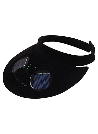 Buy Mountain Climbing Solar Power With Cooling Fan Cap Black in Saudi Arabia