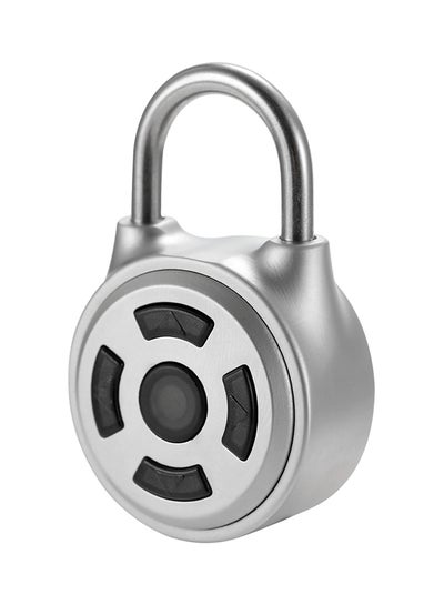 Buy Anti-Theft Padlock For Door/Luggage Case Silver 0.117kg in Saudi Arabia