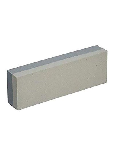 Buy Double Sided Knife Sharpening Stone Grey 8inch in UAE