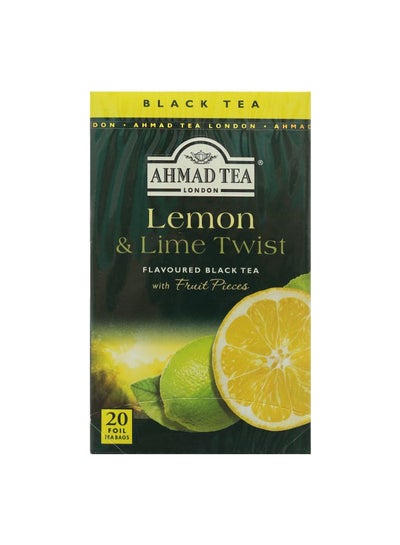 Buy Lemon And Lime Twist 20 Tea Bags 20 Tea Bags in UAE