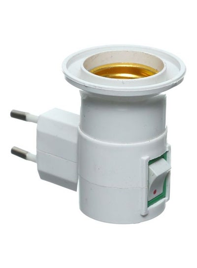 Buy Lamp Holder With Direct Operation Key White/Gold/Green in Egypt
