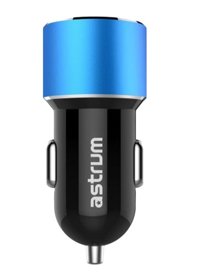 Buy CC210 Dual USB Car Charger Black/Blue in Egypt