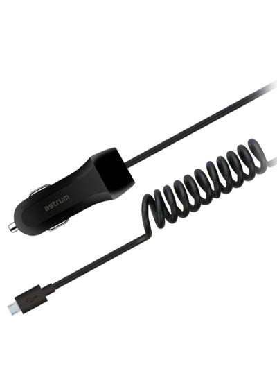 Buy Spring Micro USB Car Charger Black in Egypt