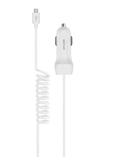 Buy Spring Micro USB Car Charger White in Egypt