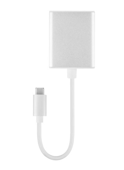Buy Micro USB To Type C Data Sync And Charging Cable White in Egypt