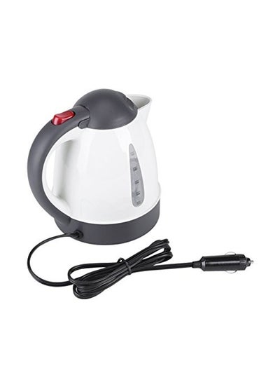 Buy Electric Kettle Operated On Car 1000.0 ml was_123_ksa-DLC-HT3360 Grey/White in Saudi Arabia