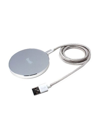 Buy Power Bank Wireless Charger Silver in Saudi Arabia