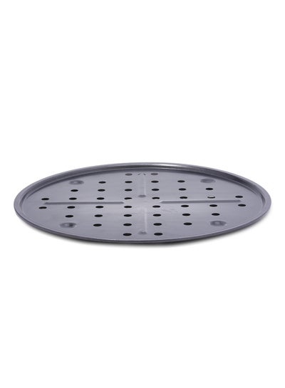 Buy Non Stick Pizza Tray Grey 33cm in Saudi Arabia