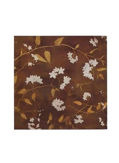 Buy Decorative Wall Art Brown/White 15x15cm in Egypt