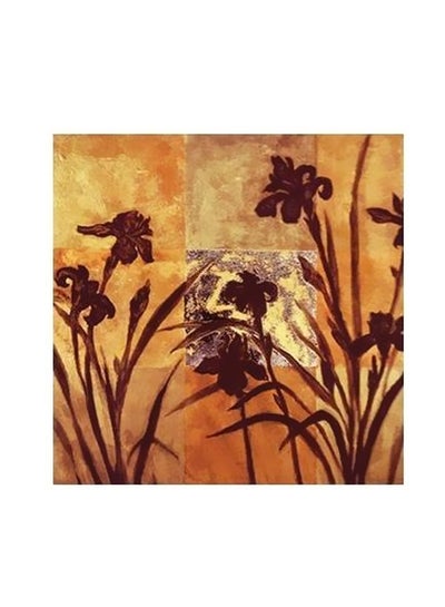 Buy Decorative Wall Poster Yellow/Brown 50x50cm in Egypt